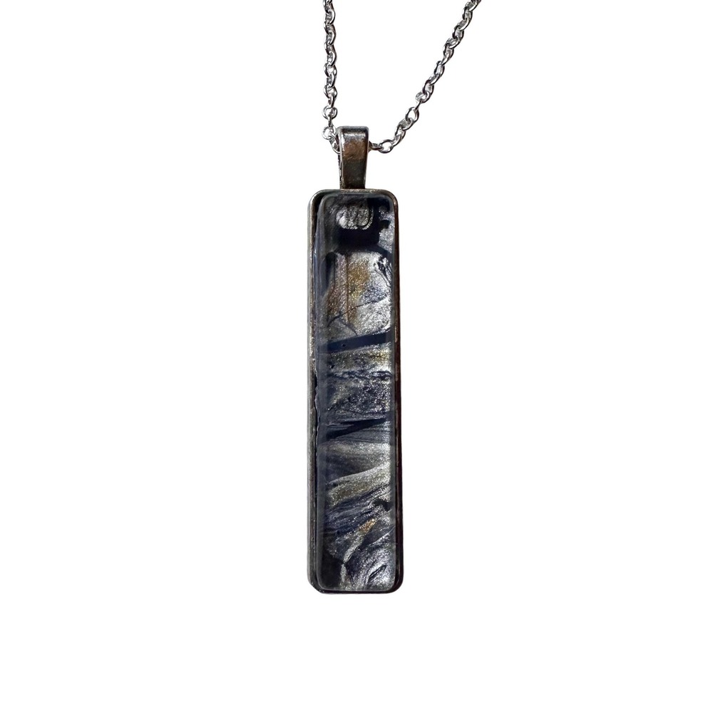 Acrylic Paint Skin Jewelry Pendant with Chain